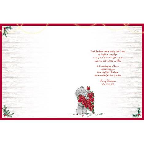 Beautiful Wife Large Me to You Bear Christmas Card Extra Image 1